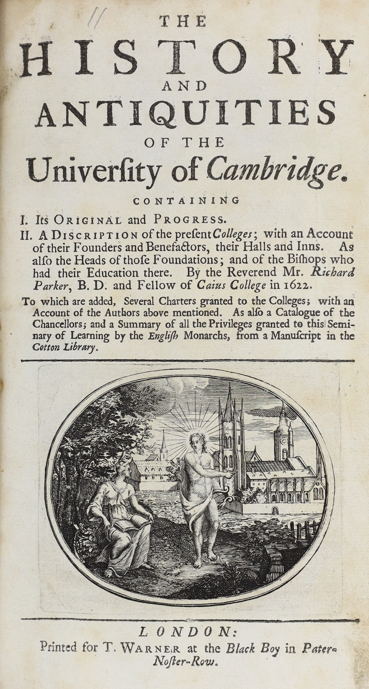 CAMBS: Lamb, John - Masters' History of the College of Corpus Christi; and the Blessed Virgin Mary in the University of Cambridge. With additional matter and a continuation to the present time ...